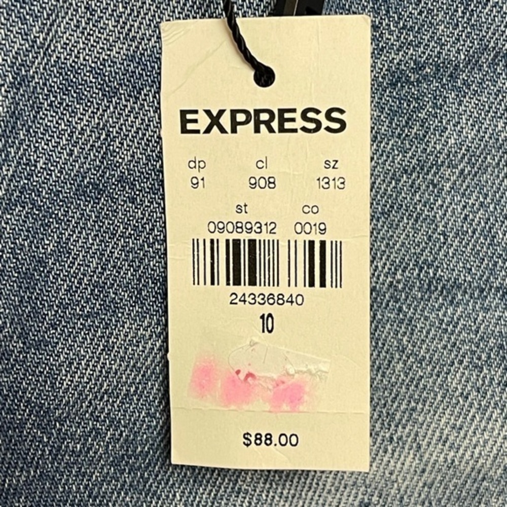 NWT Express Dad Jeans Size 10 - Picture 5 of 6